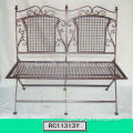 Classical Wrought Iron Outdoor Park Bench
